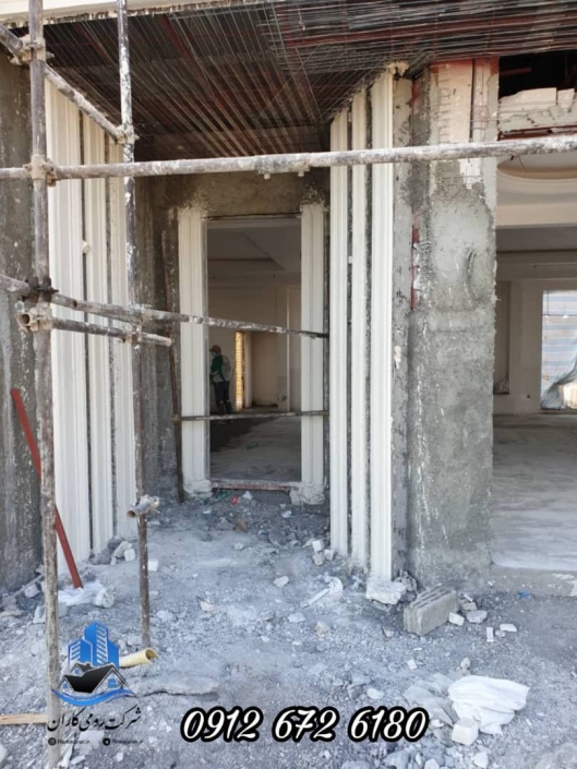 اجرای تخصصی نمای سیمانی از جمله سیمانکاری دیوار سقف کف و نمای کلاسیک با بهترین کیفیت